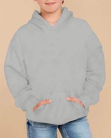 img 3 attached to GAMISOTE Kids Lightweight Hoodies - Unisex Boys and Girls Hooded Pullover Sweatshirt, Ideal for Casual and Active Wear