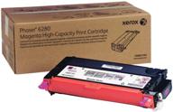 📦 high capacity magenta toner cartridge for xerox phaser 6280 – 106r01393, yields 5,900 pages logo