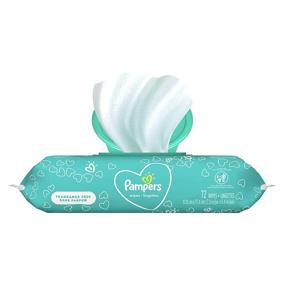 img 4 attached to Pampers Wipes Complete UnScented Pop Top