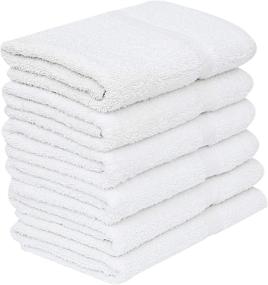 img 3 attached to GOLD TEXTILES White Economy Bath Towels (24x 48 Inch) Cotton Blend – Soft and Durable (12-Pack)