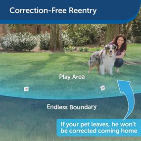 img 1 attached to Wireless Dog Fence System - Battery-Operated YardMax for In-Ground Containment - Waterproof, Rechargeable Collar 🐶 - Ideal for Dogs 5lbs & Above - by The Parent Company of Invisible Fence Brand