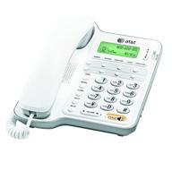 renewed at&t cl2909 corded phone 📞 - speakerphone, caller id/call waiting - white logo