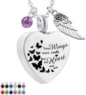 cremation keepsake memorial birthstone butterfly logo