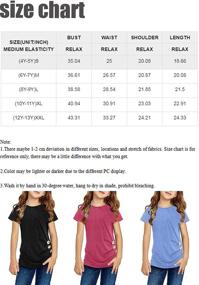 img 1 attached to Eytino Sleeve Shirts Casual Button Girls' Clothing in Tops, Tees & Blouses