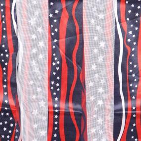 img 2 attached to American Bandana Patriotic Shamrock Stripes Navy Women's Accessories for Scarves & Wraps