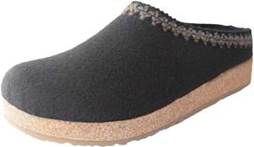 img 4 attached to 👟 HAFLINGER Charcoal Men's and Women's Medium Shoes: Stylish Men's Mules & Clogs