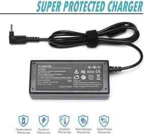 img 2 attached to Acer Chromebook CB3-14 Laptop Charger - CB3-431 CB3-532 15 CB3-131 C720 PA-1450-26 N15Q8 N15Q9 N15Q10 CB3-111 CB3-531 CB5-132T CB5-311 CB5-571 C720P C738T C740 C810 C910 13 11 11R Power Supply Cord