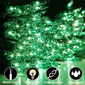 img 2 attached to Christmas Incandescent Patricks Waterproof Decor Green