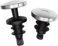 🍾 efficient oxo steel expanding wine stoppers, 2 count for optimal wine preservation logo