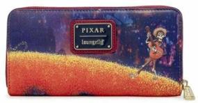 img 1 attached to Loungefly x Disney Coco Marigold Bridge Zip-Around Wallet – Discover Stylish Disney Inspired Marigold Design!