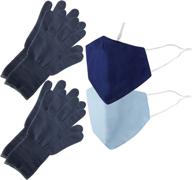 🛡️ ultimate protection kit: be wise unisex-adult washable & reusable face mask, gloves, and touch tool логотип