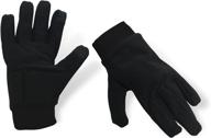 water-resistant ice skating gloves with protective padding, touchscreen fingertips, fleece lining by colorflow logo