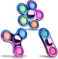 mesmerizing figrol spinner: dazzling metal-looking spinners in vibrant rainbow colors logo