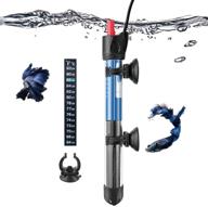 🐠 adjustable aquarium heaters - hitop 50w/100w/300w, submersible glass water heaters for 5 – 70 gallon fish tanks logo