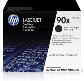img 4 attached to 🖨️ HP 90X CE390XD: High Yield Black Toner-Cartridges - 2 Pack for Excellent Printing Results
