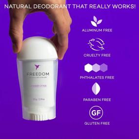 img 2 attached to Freedom Natural Deodorant Bundle: Aluminum-Free, Non-Toxic Stick and Everywhere Spray for Women & Men - EWG Verified, Cruelty-Free, Bergamot Mint Scent
