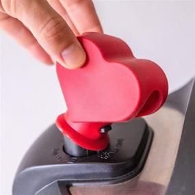 img 2 attached to 🔴 Renue - Heart Shaped Silicone Steam Release Diverter Accessory for Instant Pot Duo/Duo Plus - Divert Moisture, Protect Cabinets & Walls (Red)