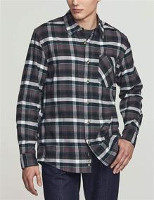 img 1 attached to CQR Flannel Sleeved Button Up Brushed 👕 Men's Clothing: A Cozy and Stylish Option for Men