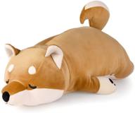 22 inch medium kawaii plush shiba inu stuffed animal soft pillow toy dog kids pillow logo