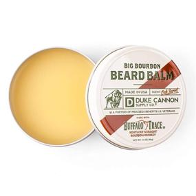 img 3 attached to 🧔 Duke Cannon Supply Co. - Big Bourbon Beard Balm: Buffalo Trace-infused Moisturizer for Softening and Conditioning Beards, Bourbon Oak Barrel Scent (1.6 oz) - Paraben-Free Beard Care