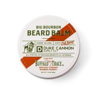 🧔 duke cannon supply co. - big bourbon beard balm: buffalo trace-infused moisturizer for softening and conditioning beards, bourbon oak barrel scent (1.6 oz) - paraben-free beard care logo