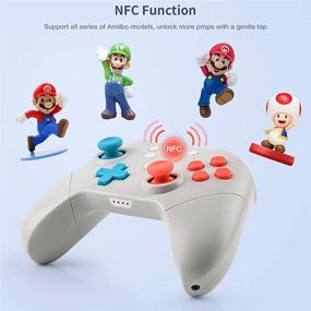 img 2 attached to 🎮 Wireless Switch Pro Controller - Turbo Mode, Motion Control, Amiibo Support, Adjustable Rumble