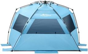 img 3 attached to 🏖️ XL Deluxe Easy Setup Beach Tent by Pacific Breeze