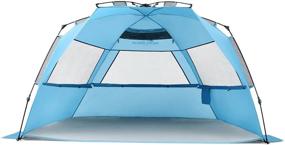 img 4 attached to 🏖️ XL Deluxe Easy Setup Beach Tent by Pacific Breeze