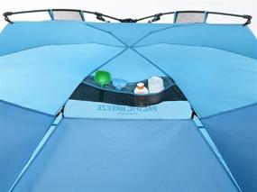 img 1 attached to 🏖️ XL Deluxe Easy Setup Beach Tent by Pacific Breeze