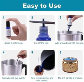 img 2 attached to Enhance Your Candle Making with YRYM HT Candle Making Kit (12 Bottle Set)