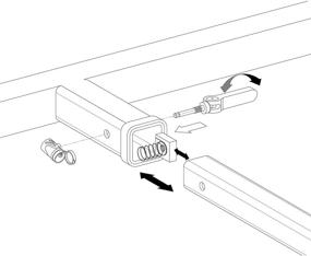 img 2 attached to 🔒 Enhanced Next GEN SilentACT Locking Anti-Rattle Hitch Pin - US Standard Threaded for 1.25in & 2in Hitch Accessories