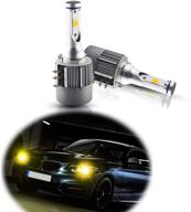 🔦 пара ламп для преобразования фар gtinthebox 72w xenon golden yellow h15 led для audi bmw mercedes volkswagen vw - ближний свет / дневные ходовые огни. логотип