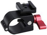 🔴 optimized light mount stand bracket: 25mm rod clamp holder for dji ronin-m, freefly movi - red knob logo