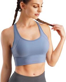 img 3 attached to TrainingGirl Wirefree Racerback Workout Activewear Outdoor Recreation for Outdoor Clothing