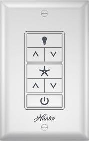 img 1 attached to 🔳 Hunter Fan Company 99375 Universal Wall Control for Indoor Ceiling Fans in White