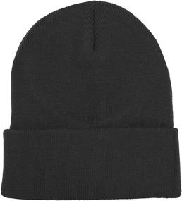 img 2 attached to 🧢 Gelante Unisex Beanie Cap: Knitted, Warm, Solid Color - Stylish and Versatile