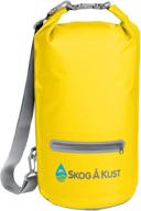 skog å kust drysak 10l yellow: waterproof dry bag for ultimate protection logo