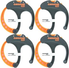 img 3 attached to Cable Cuff PRO: 4 Pack of Adjustable 3 Inch Diameter Cable Tie Replacements - Perfect for Extension Cords and Electronics