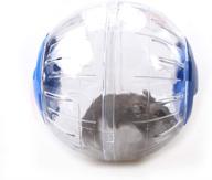 🐹 quiet hamster running ball - exercise ball for small pet, wheel cover 4.8 in, cool hamster accessories logo