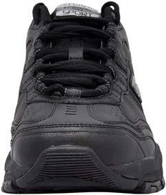 img 3 attached to Skechers Sport Serpentine Oxford Charcoal Men's Shoes