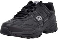 skechers sport serpentine oxford charcoal men's shoes logo