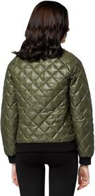 img 3 attached to Orolay Womens Bomber Lightweight Sapphire Women's Clothing for Coats, Jackets & Vests