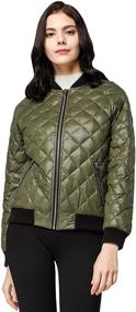 img 2 attached to Orolay Womens Bomber Lightweight Sapphire Women's Clothing for Coats, Jackets & Vests