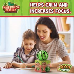 img 1 attached to 🍉 Relieve Stress with YoYa Toys Beadeez Watermelon Stress Balls