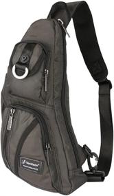 img 4 attached to 🎒 Versatile Sling Chest Vanlison Backpack Shoulder: Ergonomic Design for Optimal Comfort and Storage