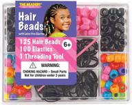 🎀 multi-colored bead box for hair styles by the beadery logo