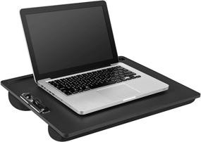 img 4 attached to Efficient LapGear Clipboard Lap Desk - Black | Perfect for 15.6 Inch Laptops | Style No. 45118