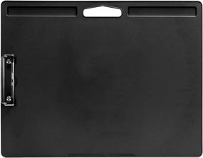 img 1 attached to Efficient LapGear Clipboard Lap Desk - Black | Perfect for 15.6 Inch Laptops | Style No. 45118