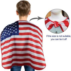 img 3 attached to 🎉 IROLEWIN Costume Satin Decoration American - Stylish and Versatile Party Attire!