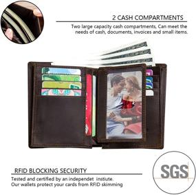 img 2 attached to 💼 Stylish & Fashionable Men's Wallets, Card Cases & Money Organizers by Bullknight Capacity